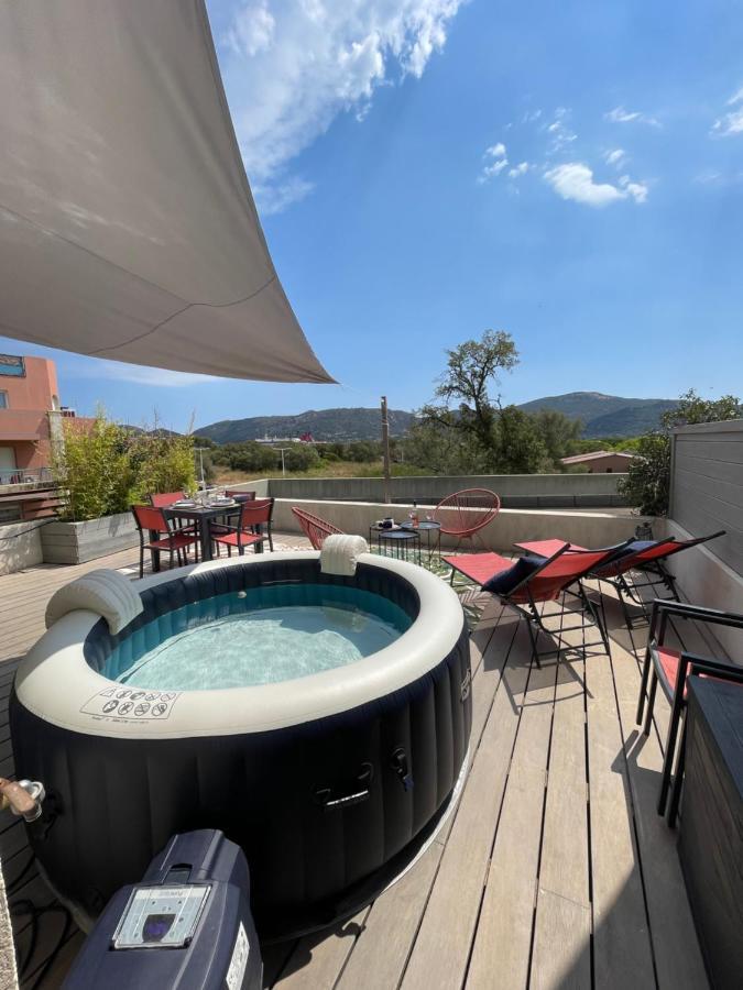 Superbe Appartement Sur Le Port, Jacuzzi, Piscine Porto-Vecchio  Dış mekan fotoğraf